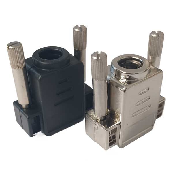 D-Sub Steckergehäuse 180° verschraubbar