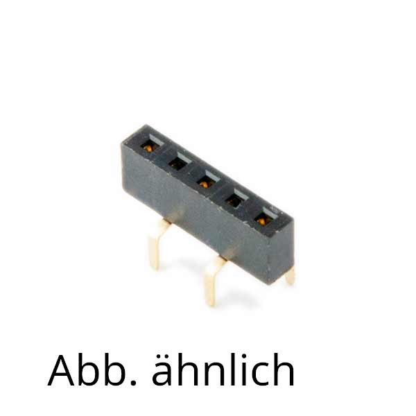 Buchsenleisten R2,54 - einreihig, Typ A, durchsteckbar