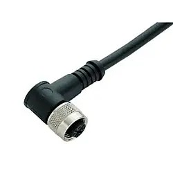 Binder Winkeldose mit Kabel B-Kod. Serie 766 mit UL Zulassung